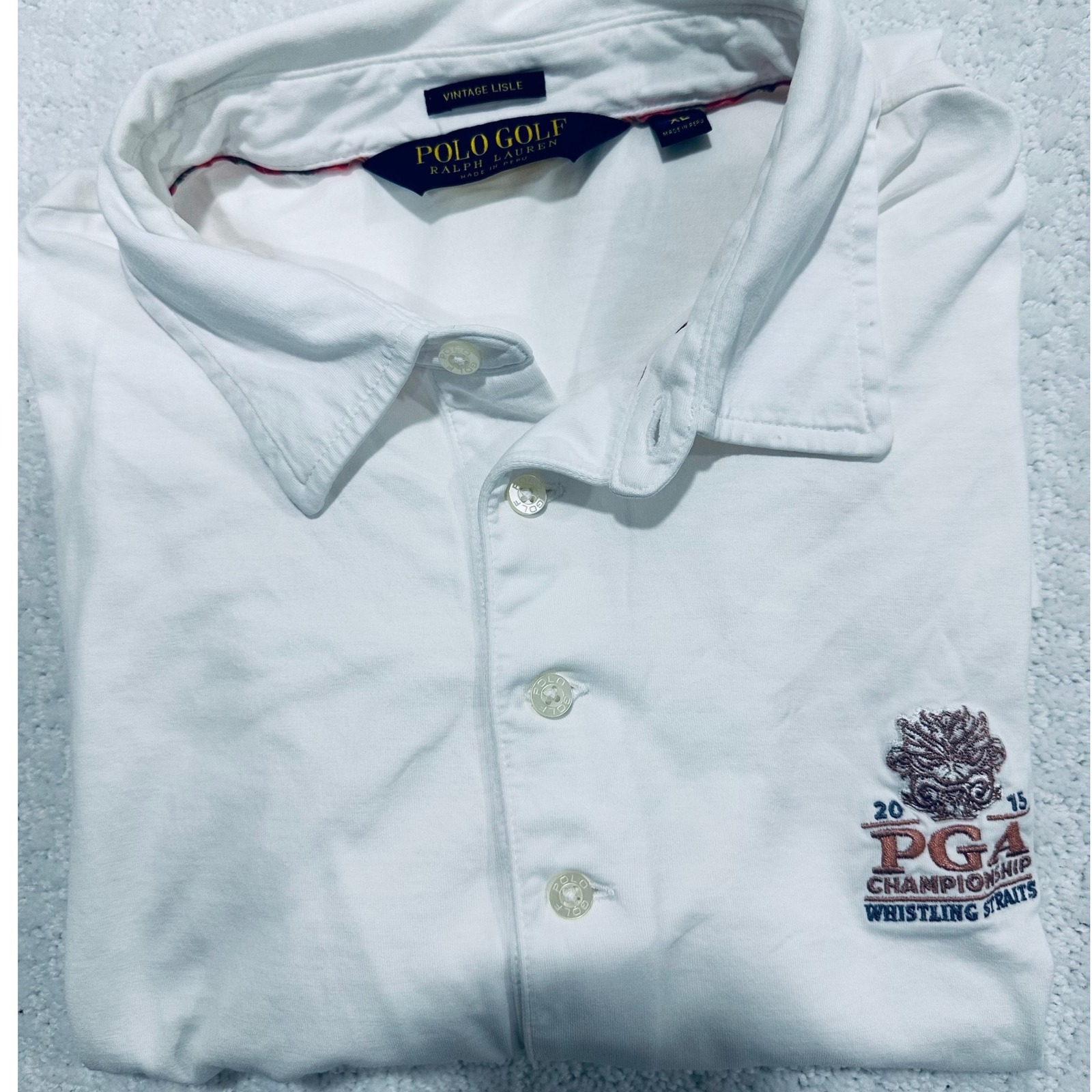 Polo Golf Ralph Lauren Xl 2015 Pga Championship Whistling Straits Golf Polo